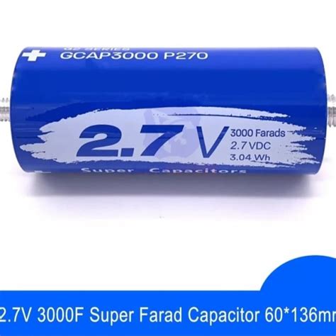 Jual Super Capacitor F V Super Kapasitor Ultra Capacitor