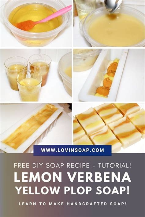 Lemon Verbena Yellow Plop Cold Process Soap Design Soap Recipes Cold