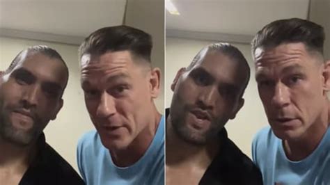 The Great Khali teaches Hindi to John Cena, video goes viral | Trending ...