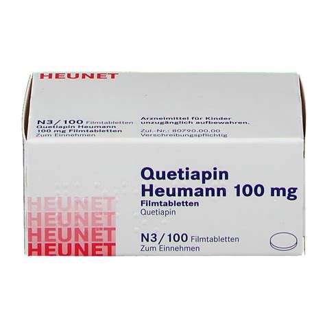 Quetiapin Heumann Mg St Mit Dem E Rezept Kaufen Shop Apotheke