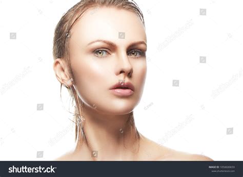 Beauty Caucasian Model Girl Nude Makeup Stock Photo 1050600659 Shutterstock