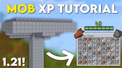 Easy Mob Xp Farm Tutorial In Minecraft Bedrock 121 Mcpexboxps4