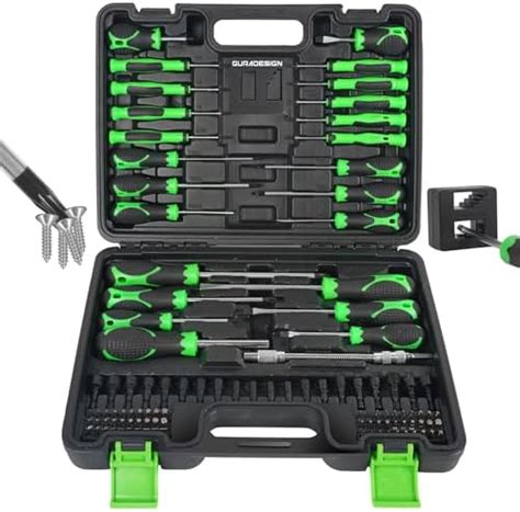 Amazon Magnetic Screwdriver Set With Case Piece Slotted