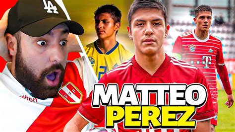 Así juega MATTEO PEREZ VINLOF LA PERLA PERUANA SUECA DEL BAYERN DE