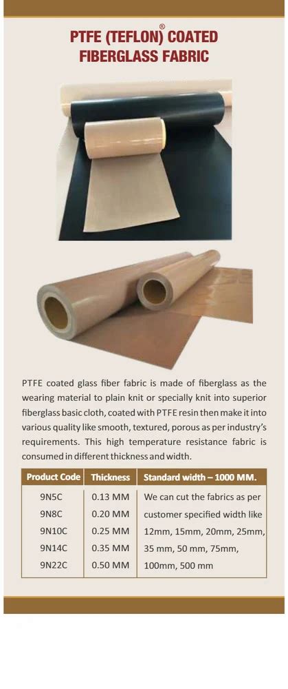 Ptfe Coated Black Fiberglass Anti Static Fabrics At Rs 375 00 Square Meter Ptfe Coated