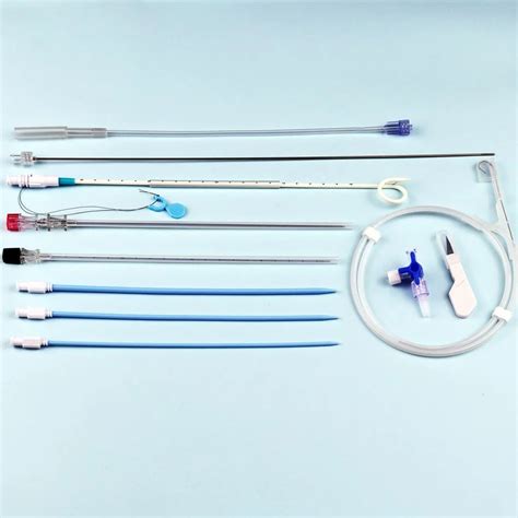 Disposable Medical Hydrophilic Nephrostomy Catheter Kit Pigtail