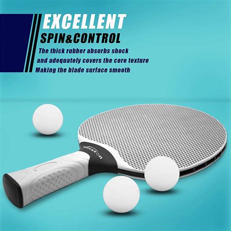 Senston Professional Table Tennis Rackets Set Composite Rubber Ping