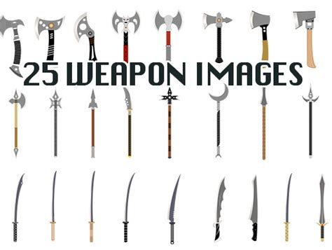 2d Weapon Images 2d 아이콘 Unity Asset Store