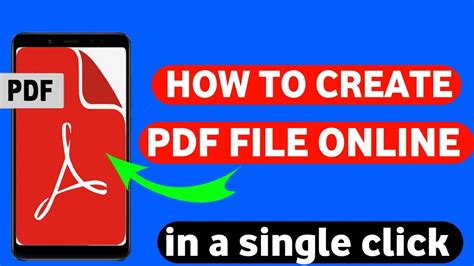 How To Create Pdf File In Mobile Se Pdf File Kaise Banaye Photo Ko