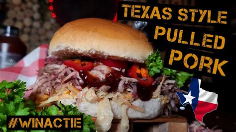 Pulled Pork Texas Style Op De Bbq Youtube