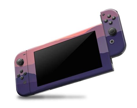 Purple Sunset Nintendo Switch Skin Mountains Landscape Joy - Etsy