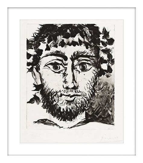 Pablo Picasso Tête De Faune Head Of A Faun 1955 Etching