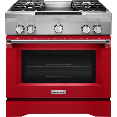 Best Buy Kitchenaid 51 Cu Ft Self Cleaning Freestanding Dual Fuel Convection Range Signature