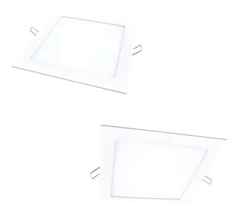 Panel Led Embutir 6w Aplique Luz Fría Plafón Techo Cuadrado MercadoLibre