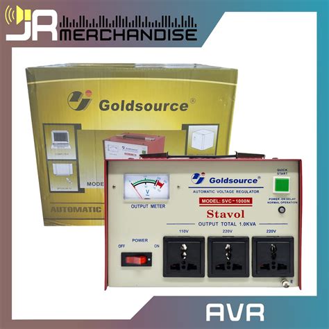 Goldsource Automatic Voltage Regulator AVR 1000 Watts SVC 1000N With