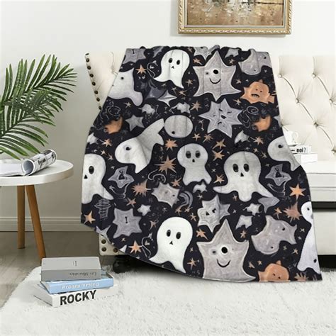 COMIO Halloween Blanket Halloween Ghost Boo Blankets Gift For Girls