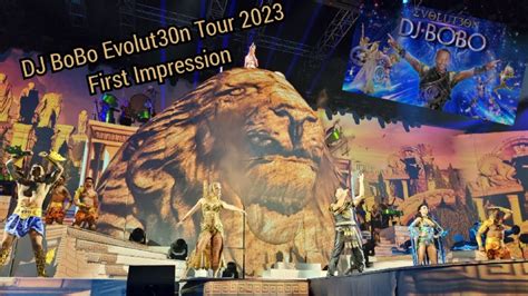 DJ BoBo Evolut30n Evolution Tour 2023 First Impressions YouTube