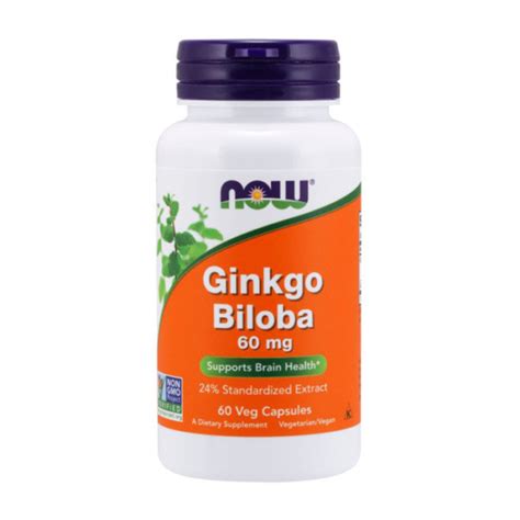 Ginkgo Biloba Now 60mg 60 Viên 84pharmacy