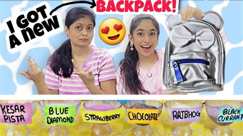 WOW I Got A New Backpack In Guess TheICECREAM Challenge Riya S