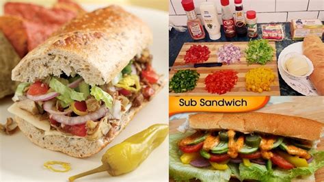 How To Make Subway Sandwich At Home From Scratch Ll Footlong Sandwich