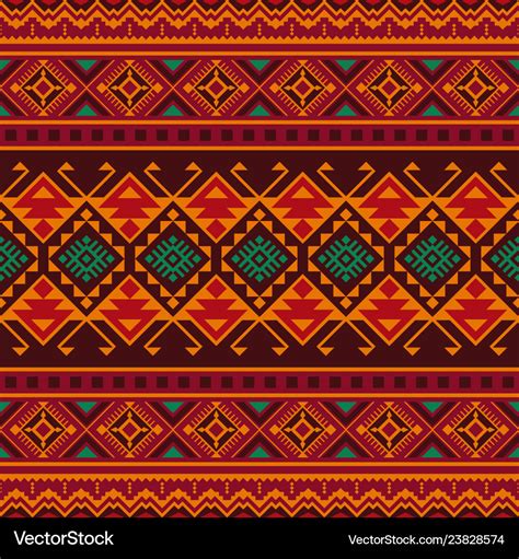 Ethnic Seamless Pattern Tribal Kilim Royalty Free Vector