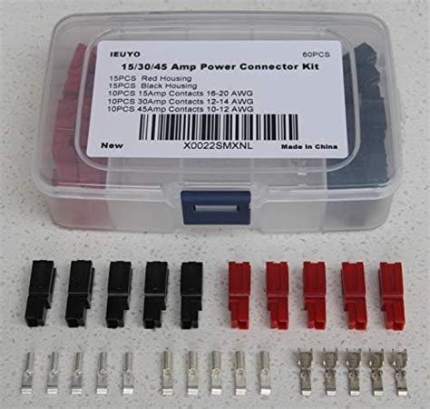 Ieuyo Power Connectors Assortment Kit Quick Disconnect Terminals