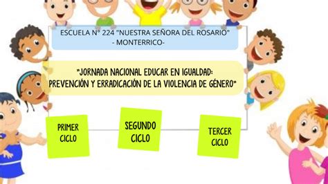 JORNADA NACIONAL EDUCAR EN IGUALDAD PREVENCIÓN Y ERRADICACIÓN DE LA