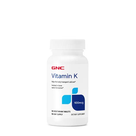 Gnc Vitamin K 100mcg Gnc