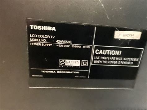 Toshiba Regza LCD TV 42 Inch TV Home Appliances TV Entertainment