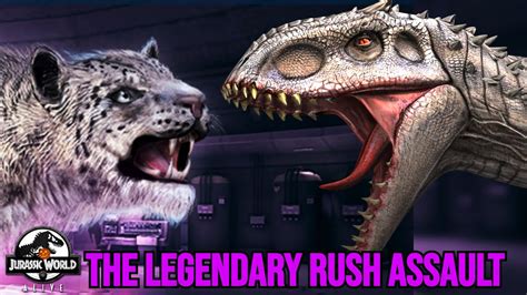 Isla Event Legendary Rush Assault Entire Playthrough Jurassic World Alive Youtube