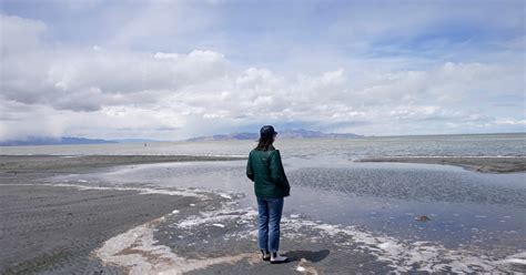 Lt. Gov. Deidre Henderson walks along the Great Salt Lake near Salt ...