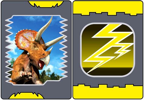 Gabu Triceratops With Lightning Bolt Dinosaur Posters