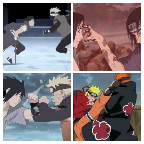 Some of the fights that made shippuden goated . my favorite one Kakashi ...