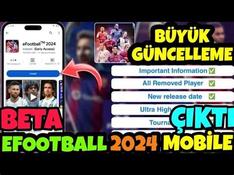 eFootball 2024 MOBİLE BETA ÇIKTI İLK DENEYİM KAÇIRMAYIN NASIL