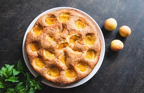 Apricot Cake - Stock Photos | Motion Array