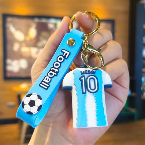 Superstar Messi Inter Miami Hot Football Keyring Pendant Car Key