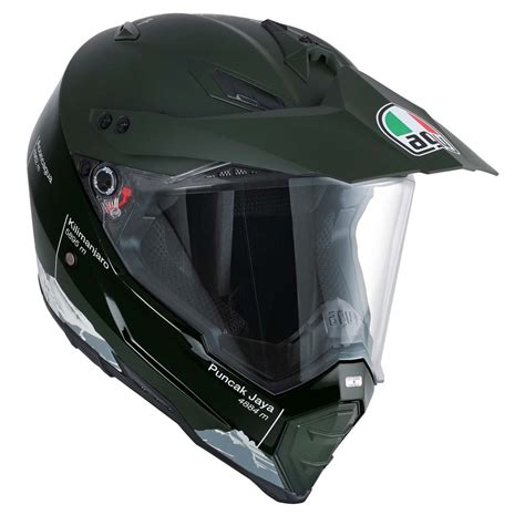 AGV Capacete Integral AX 8 Dual EVO Multi Verde Motardinn