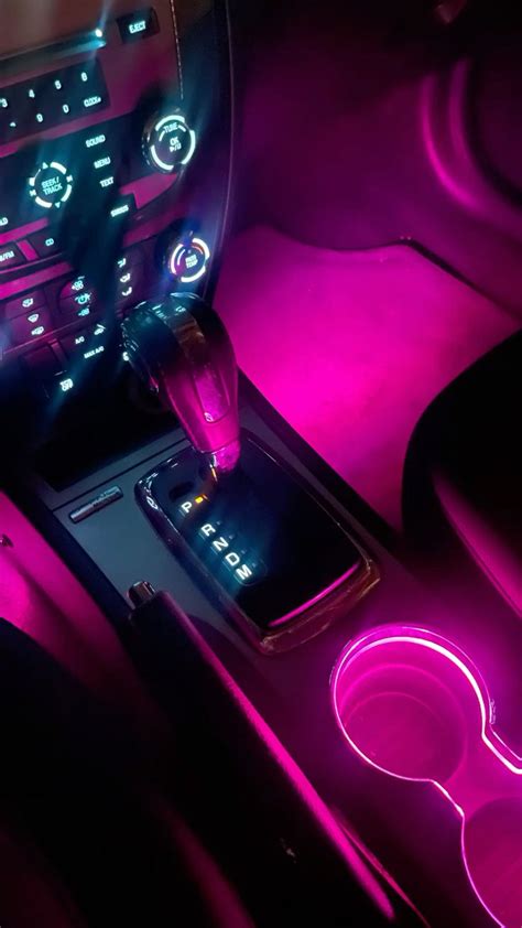 pink led in car | pink interior car | pink lights in car | in 2024 | Car led lights interiors ...