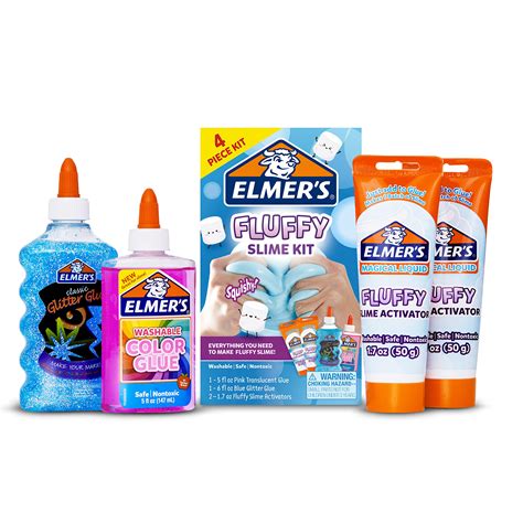 Elmers® Color Slime Kit 1 5 Oz Pink Color Glue 1 5 Oz Elmers