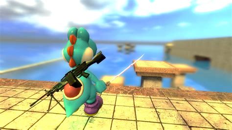 Cyan Yoshi ... by AtomicLugia on DeviantArt