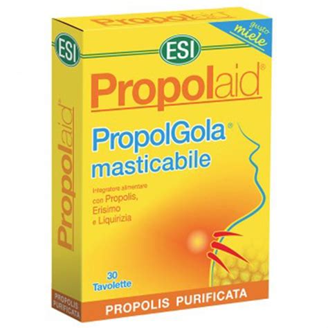 Propolaid Propolgola Masticable 30 Tabletas Sabor Miel