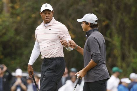 Tiger Woods Son Charlie His Impressive Drive At Pnc Championship