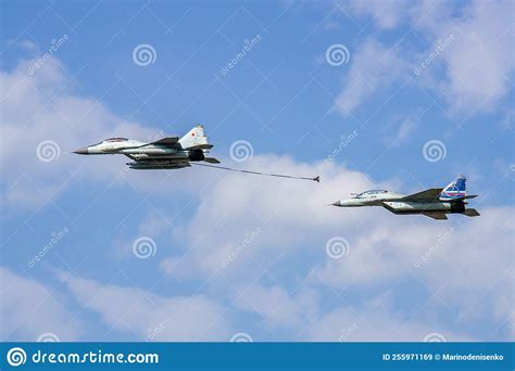 Russian MiG 29 Multirole Fighter Jet And NATO Fulcrum MiG 35 Fighter