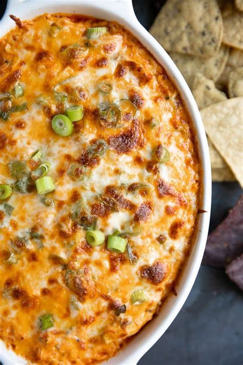 The Best Buffalo Chicken Dip Recipe Video The Forked Spoon