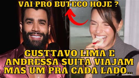 Gusttavo Lima e Andressa Suita VIAJAM o embaixador vai pra Vitória e