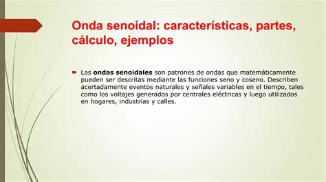 Onda Senoidal T Ppt