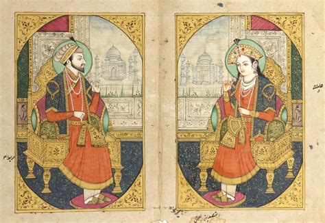 JAHANGIR AND HIS WIFE NUR JAHAN