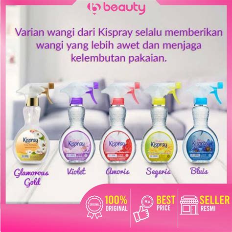 Jual Kispray Pelembut Pewangi Pakaian Kemasan Botol Ml Pelicin