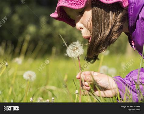 Beautiful Girl Blowing Image And Photo Free Trial Bigstock