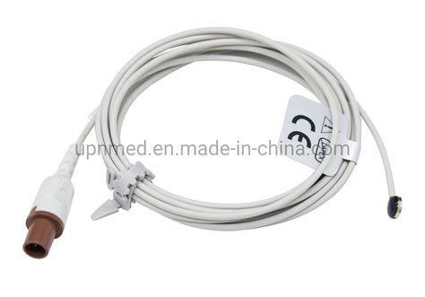 Hp 21078a Medical Temperature Probe Cable Grey With Patient Monitor